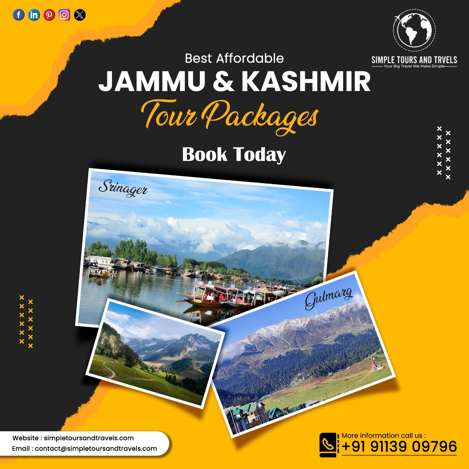 3 Night 4 Days Srinagar Tour Packages